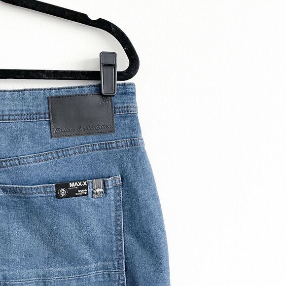 Buffalo David Bitton 1972 Mens Denim Max X Skinny Stretch Jeans Blue 34 - Picture 5 of 12